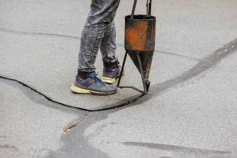 Cracked Asphalt Repair